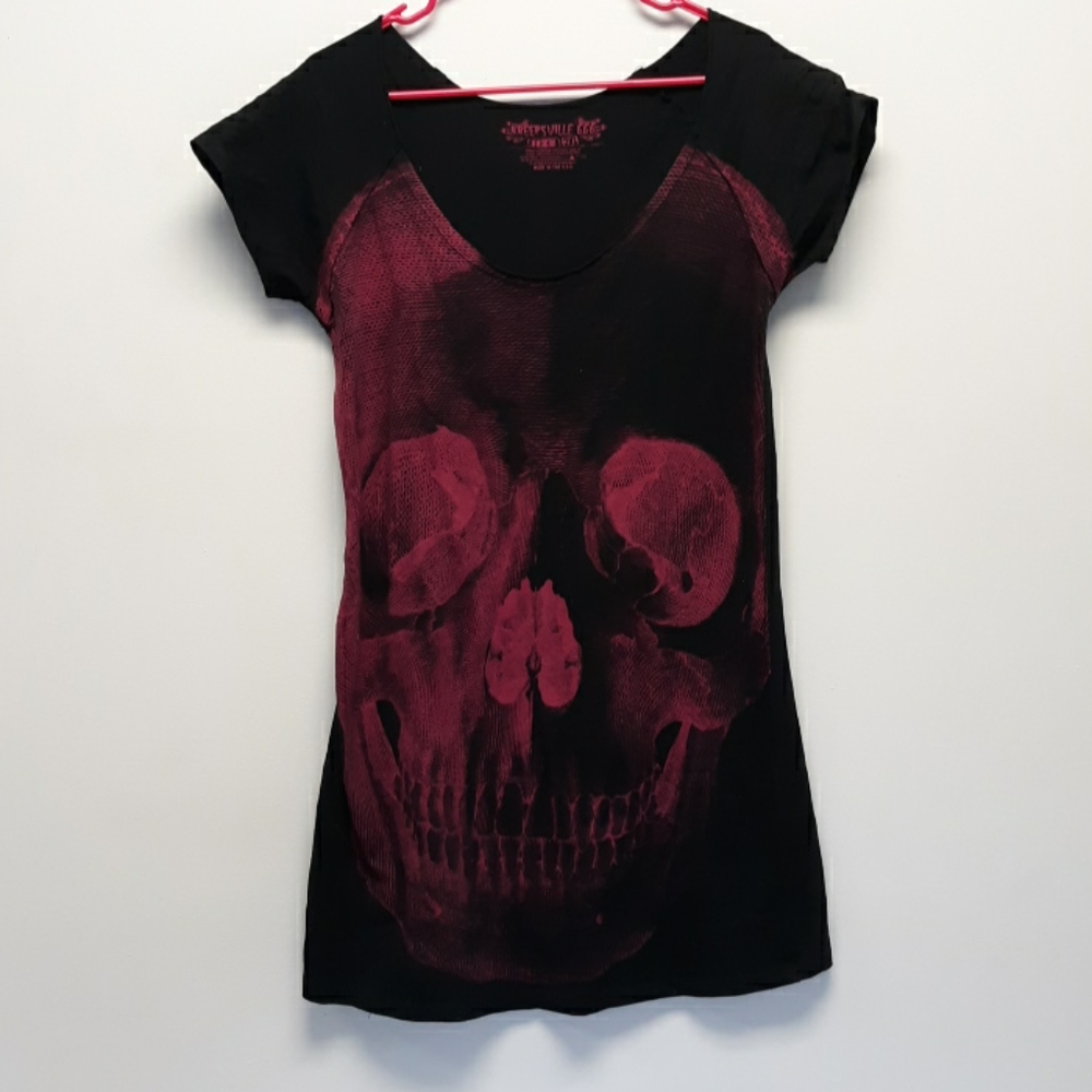 Goth punk skull dress